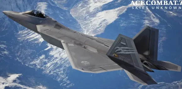 1/48 Ace Combat 7 Skies Unknown F-22 Raptor Strider 1