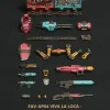 1/18 Acid Rain FAV-AP04 Viva la Loca - Halogen Fire Weapons Pack