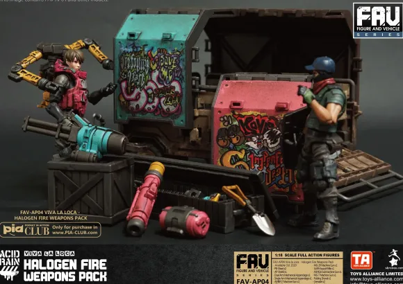 1/18 Acid Rain FAV-AP04 Viva la Loca - Halogen Fire Weapons Pack