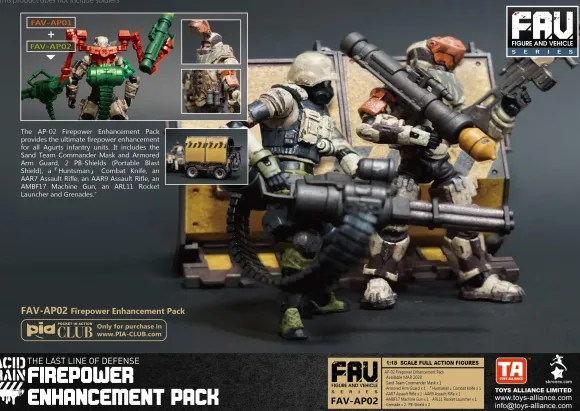 1/18 Acid Rain World: FAV-AP02 Firepower Enhancement Pack