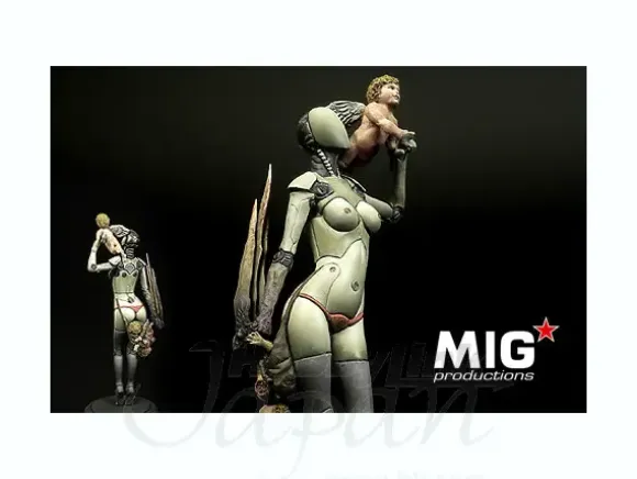 Angel Hunter Woman Cyborg 80mm Figure