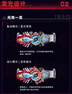 1/1 Animester x Nuclear Gold Reconstruction Xtreme Vanguard Driver Baatar Transformation Belt Prop Replica
