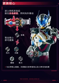 1/1 Animester x Nuclear Gold Reconstruction Xtreme Vanguard Driver Baatar Transformation Belt Prop Replica