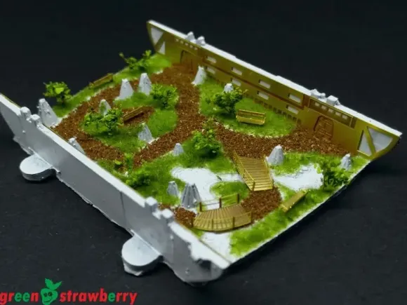 1/350 Arboretum for U.S.S. Enterprise Detail Set (for Polar Lights)