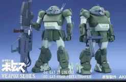 1/20 Armored Trooper Votoms: Weapon Series Resin Casting Assembly Kit No.4 GAT-35 Log Gun