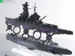 1/700 Arpeggio of Blue Steel Ars Nova Cadenza: Resin Casting Assembly Kit Battleship Kongo Super-Graviton Cannon Ver. Conversion Kit