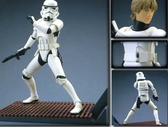 1/7 ARTFX Stormtrooper w/Luke Head