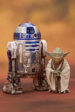 1/10 Artfx+ Yoda & R2-D2 Dagobah Pack PVC