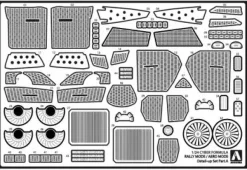 1/24 Asurada G.S.X Rally Mode/Aero Mode Detail Up Parts Set