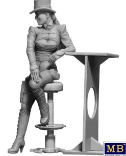 1/24 At the Edge of the Universe. Strange Company's Adventures. Episode I. The First Meeting: Don't even think about... (Figure, Counter & Chair)