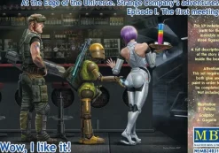 1/24 At the Edge of the Universe. Strange Company's Adventures. Episode I. The First Meeting: Wow, I like it! (3 Figures)