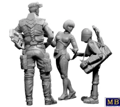 1/24 At the Edge of the Universe. Strange Company's Adventures. Episode I. The First Meeting: Wow, I like it! (3 Figures)