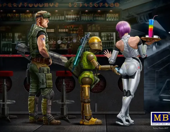 1/24 At the Edge of the Universe. Strange Company's Adventures. Episode I. The First Meeting: Wow, I like it! (3 Figures)