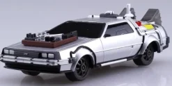 1/43 Back to the Future Part III - Pull-Back DeLorean & Railroad Wheels