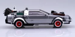 1/43 Back to the Future Part III - Pull-Back DeLorean & Railroad Wheels