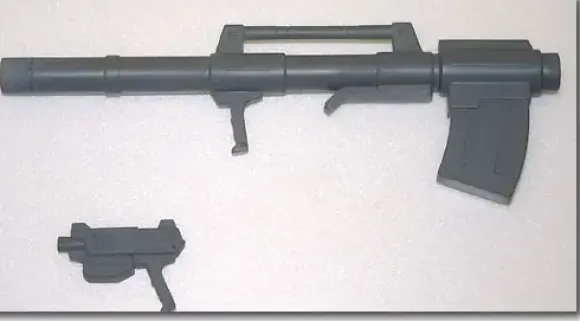 Bazooka & Hand Gun