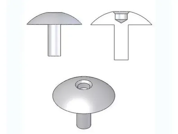 Blind Rivet Head M (30pcs)