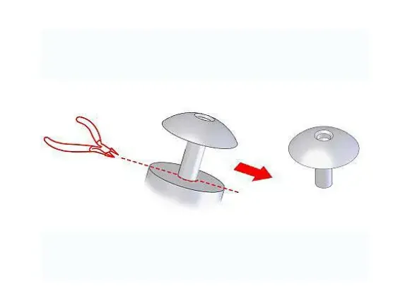 Blind Rivet Head SS (30pcs)