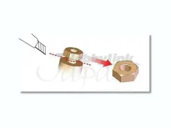 Bolt Head Hexagon Nut S 30pcs