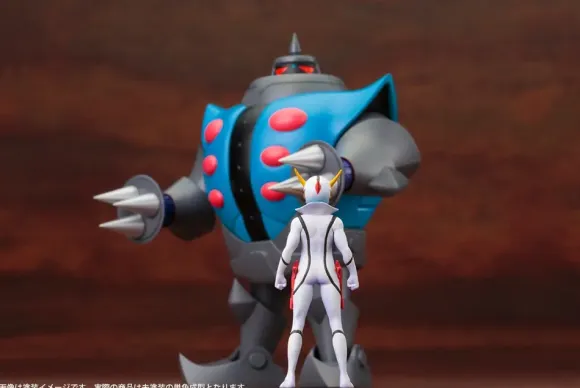 Casshan Showa Mokei Shonen Club Tsume-Robot with Casshan Mini Figure