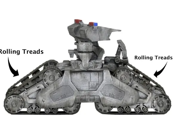 Cinemachines Terminator 2: Hunter-Killer Tank Die Cast Vehicle