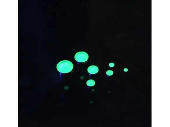 Clear Dome Green M (4.0mm-6.0mm)
