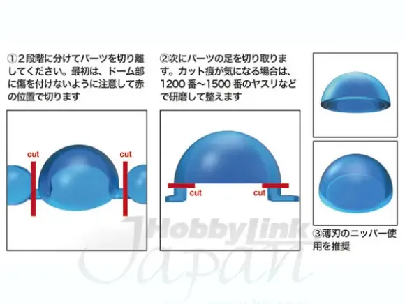 Clear Dome Green S (1.0mm-3.5mm)