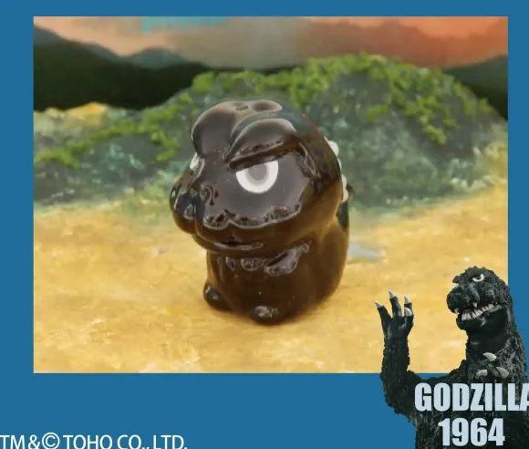 Collectable Glass Figure Godzilla 1964