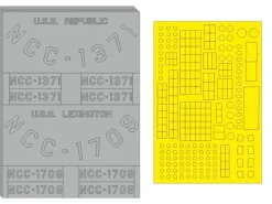 1/600 Constitution-class Starships Marking Masks - TOS "for Revell 04880"