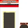 2DD Sticker 08 Hex M (1 sheet)