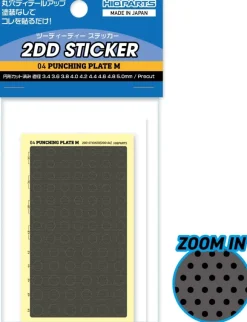 2DD Sticker 04 Punching Plate M (1 sheet)