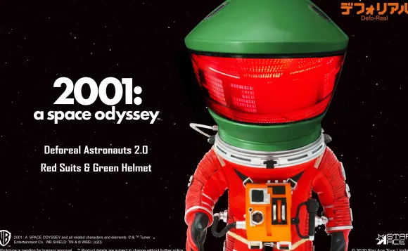 Defo-Real Astronauts 2.0 Red Suits & Green Helmet