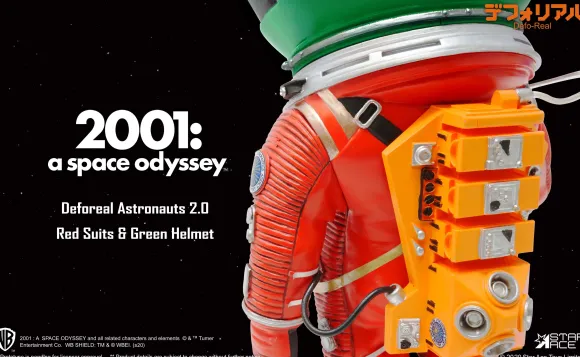 Defo-Real Astronauts 2.0 Red Suits & Green Helmet