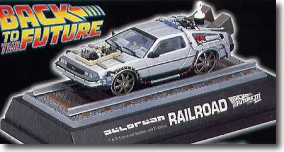 1/43 Die-Cast Delorean Railroad