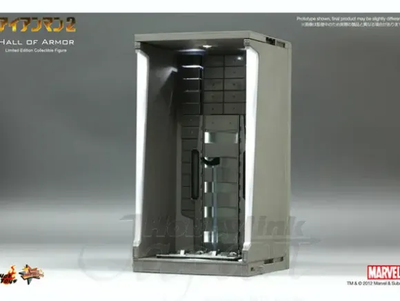 1/6 Diorama: Iron Man 2 - Hall of Armor (1 Unit) with 7 Stickers