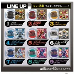 DX Legend Rider Capsule Random Box Strongest Ver. 03: 1Box (9pcs)