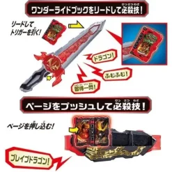 DX Seiken Swordriver & Suiseiken Nagare Emblem & Lion Senki Wonder Ride Book