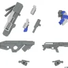 1/48 Extension Set A For 5inM PLD [LC40 LCAN & VP1 MSENS & P-9SL ASR & M58 GRND & Hands for Hand-Held Weapons (left and right)] (POWERDoLLS2)