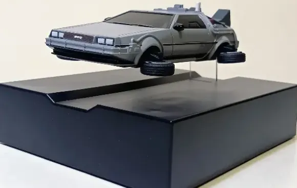 1/43 Floating Model Back to the Future Part 2 Time Machine Full Color Ver.