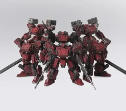 1/72 Front Mission Structure Arts Plastic Model Kit Series Vol.2 Frost Hell Wall Ver. 6 Set