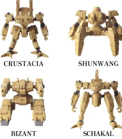 1/72 Front Mission Structure Arts Plastic Model Kit Series Vol.6: All 4 Types Box