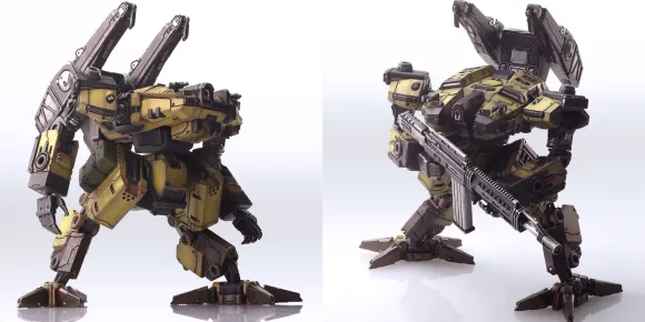 1/72 Front Mission Structure Arts Plastic Model Kit Series Vol.6: All 4 Types Box