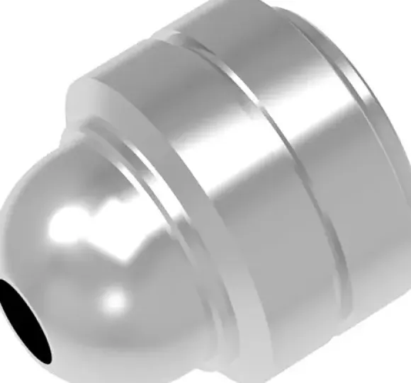FX Pipe Silver Nickel Plating 4.0mm (20pcs)