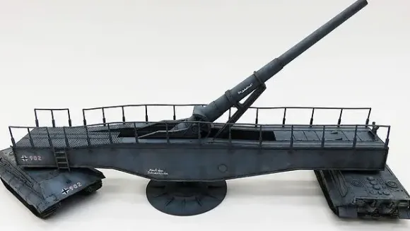 1/72 German 28cm Kanone 3 Auf Lastentraeger E-75