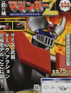 Giant Metal Gimmick Model Mazinger Z Weekly Magazine #038