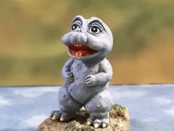 Godzilla: Destroy All Monsters Series #1: Minilla Resin Kit w/Postcard Illustration by Shinji Nishikawa