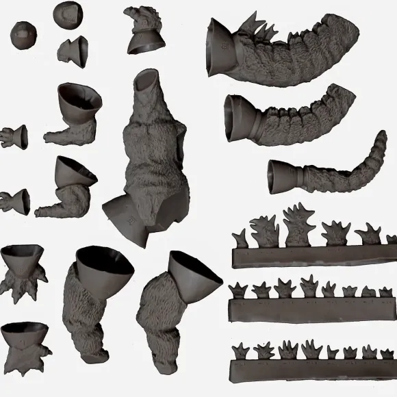 1/250 Godzilla 1955 Soft Vinyl Kit Reprint Edition