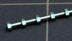 Hex Bolt Head (Nickel Silver) L (44pcs)
