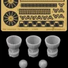 1/5000 Imperial-Class Galactic Empire Space Battleship Engine Nozzle & Shield Generator (for Company B)