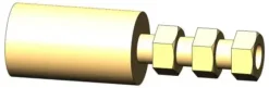 Interlocking Hexagonal Nut.L (3 x 8) 24pcs